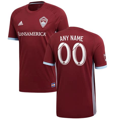 Men's Colorado Rapids adidas Burgundy 2018 Primary Replica Jersey